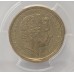 AUSTRALIA 2000 . ONE 1 DOLLAR COIN . ERROR . MULE . STRUCK ON TEN 10 CENTS